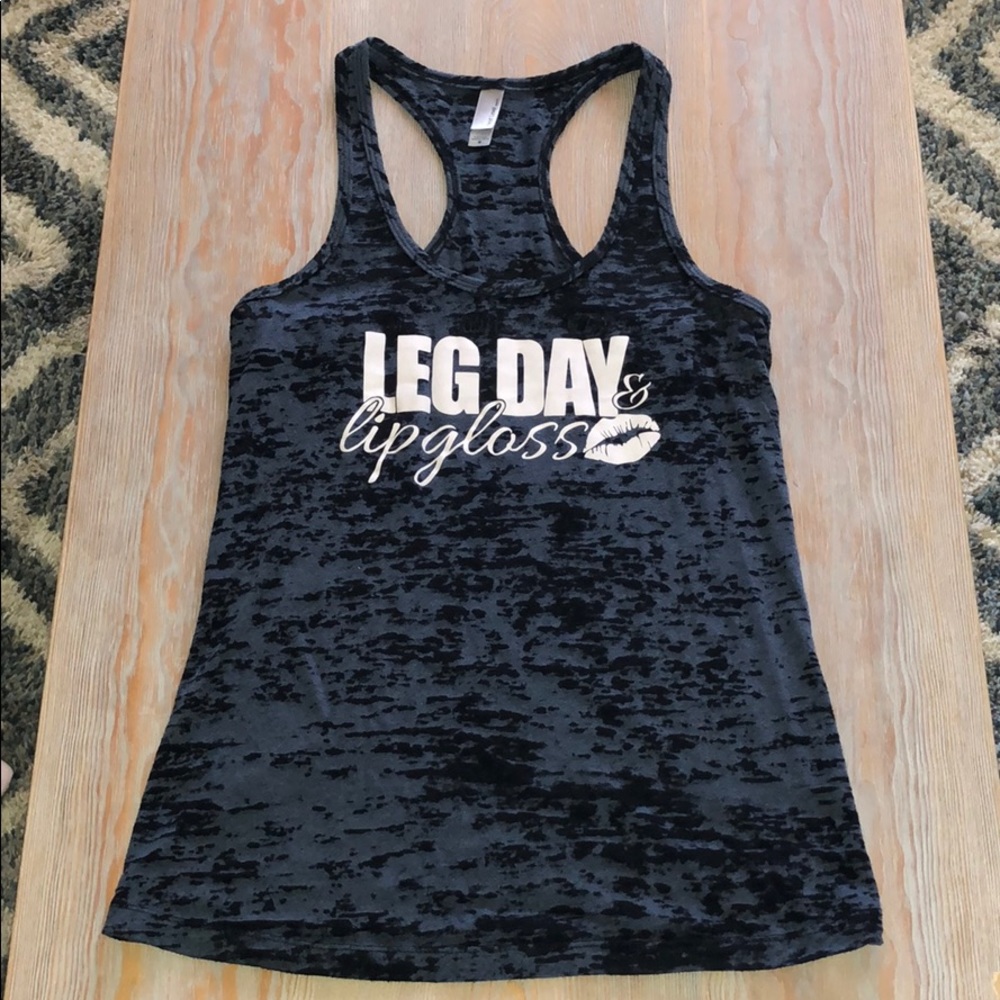 Leg Day and Lip Gloss Tank